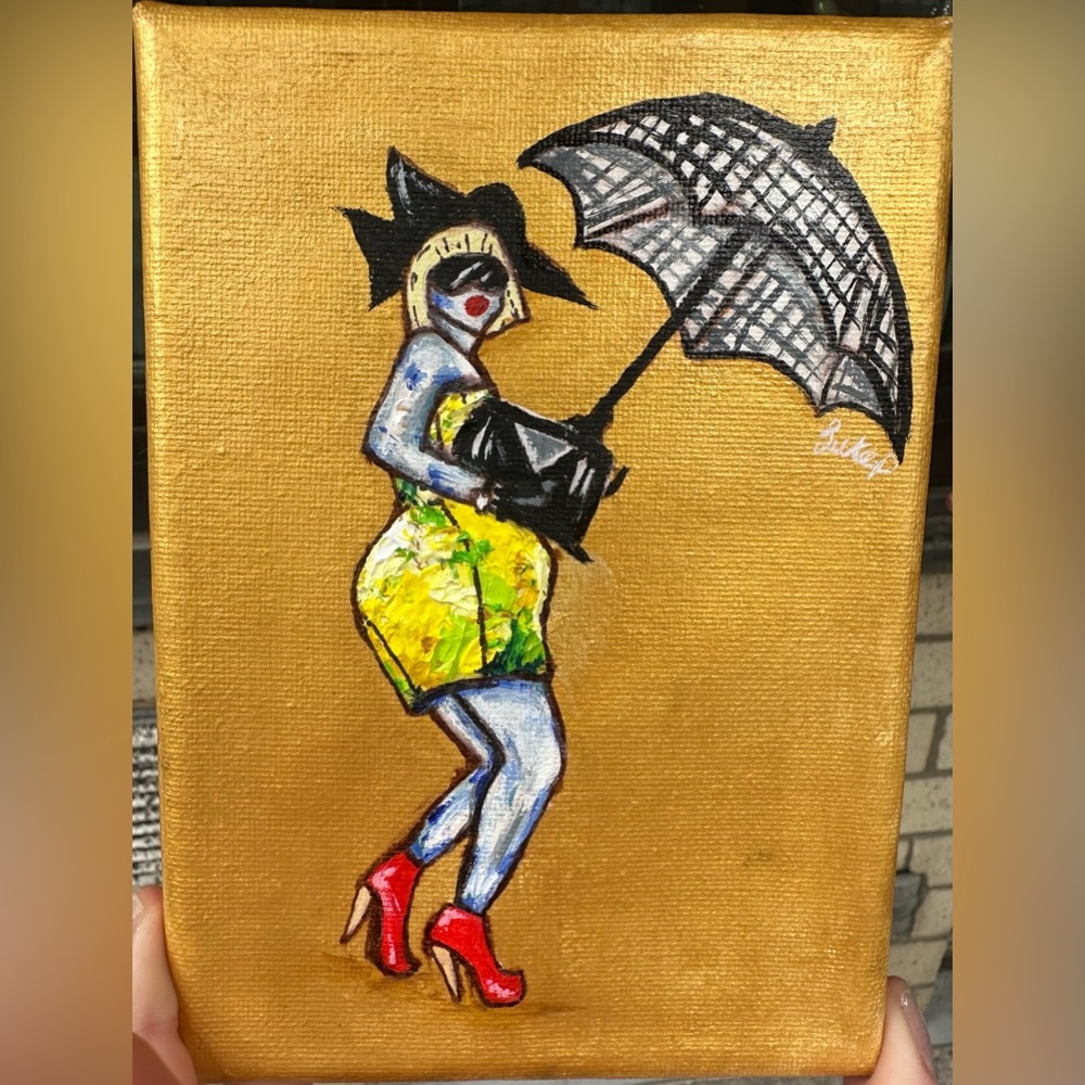 Lady Gaga Fashion Illustration Painting